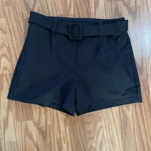 Women's EXPRESS High Rise Belted Shorts Size 4